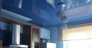 Натяжной потолок на кухню Черемхово, цена от 6360 руб.